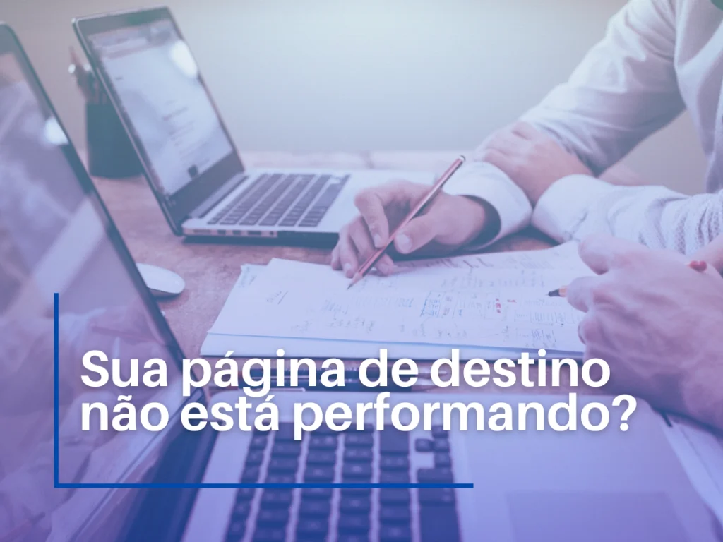 página de destino